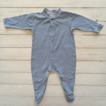 Osito bb Basics 12M Rayas blanco y azul