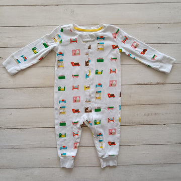 NUEVO Osito Christian Robinson 6-9M Blanco. Camas de colores