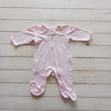 Osito Carter´s Talla 3M Rosado Líneas Blancas