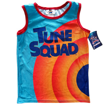 NUEVA Polera Space Jam Talla 12-14 Calipso. Tune Squad.