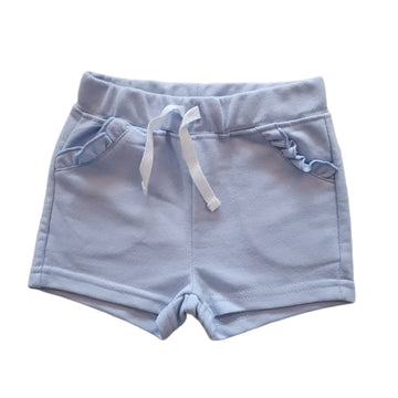 NUEVO Short All Basics 9M Celeste. Bolsillos con vuelos.