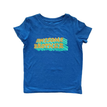 NUEVA Polera Cat & Jack 12M Azul claro. Letras amarillas