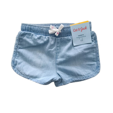 NUEVO Short Cat & Jack 18M Mezclilla delgada celeste