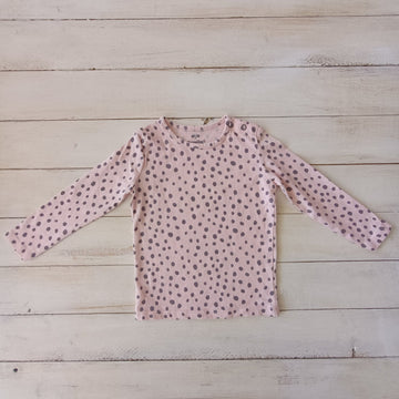 Polera Lupilu Niña 6-12M Rosada Lunares M/L