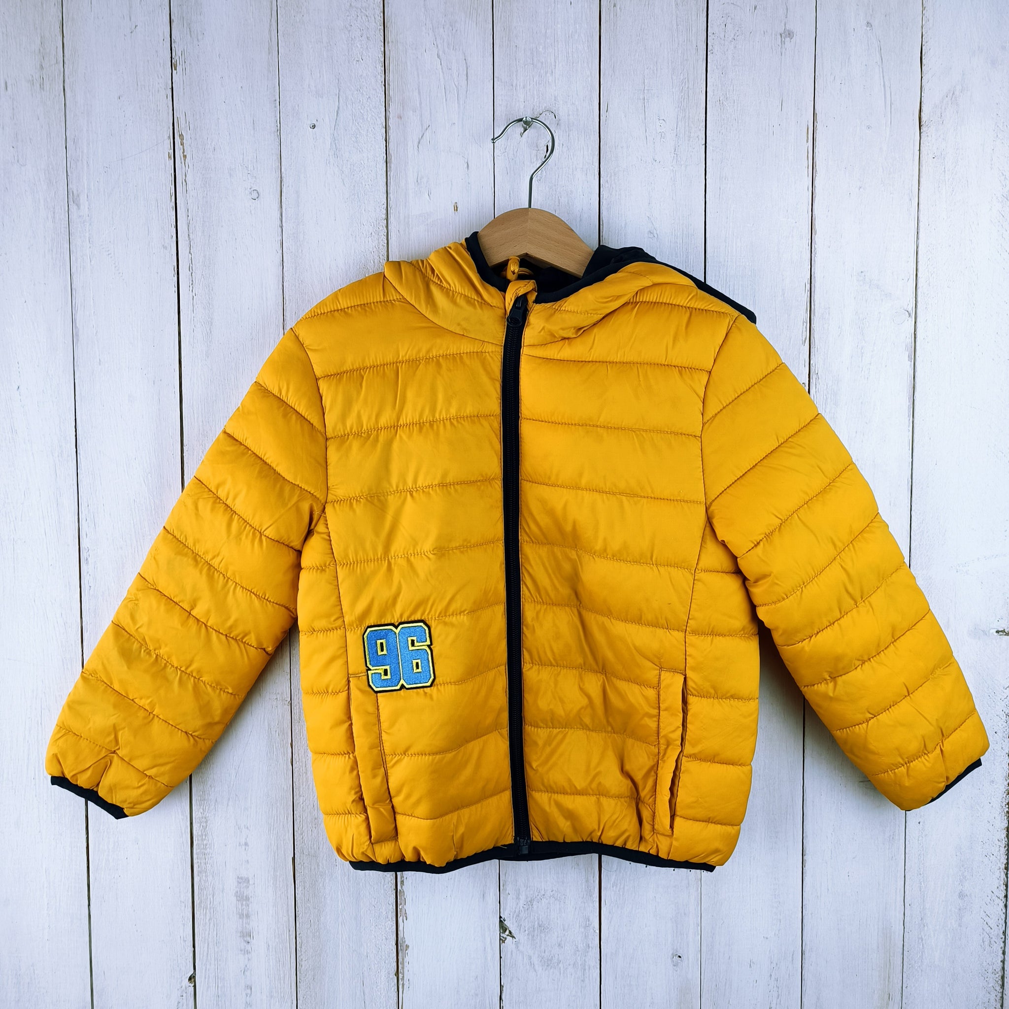 Parka Primark T5 6 Amarillo Mostaza Forro interior