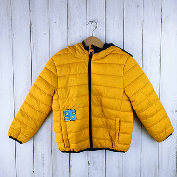 Parka Primark T5 6 Amarillo Mostaza Forro interior