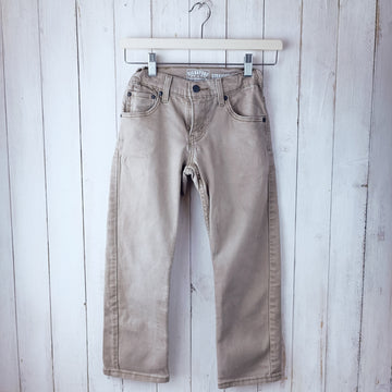 Jeans LEVI´S Talla 8 Beige. Cintura ajustable