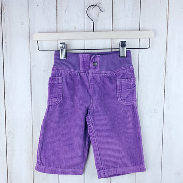 NUEVO Pantalón Yamp Talla 9 meses Lila. Cotelé. Cintura elasticada