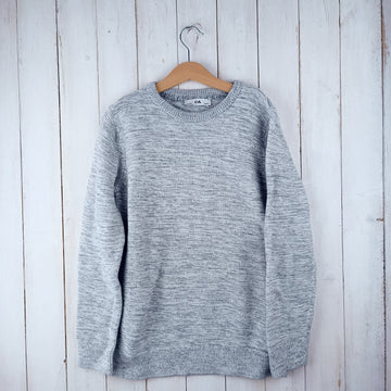 NUEVO Sweater C&A Talla 11-12 Jaspeado Gris