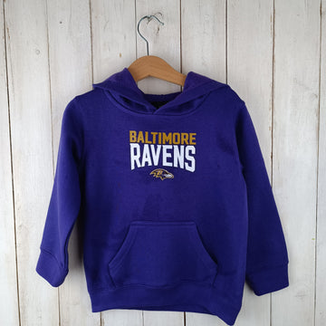 NUEVO Polerón NFL BALTIMORE RAVENS Talla 4 Morado