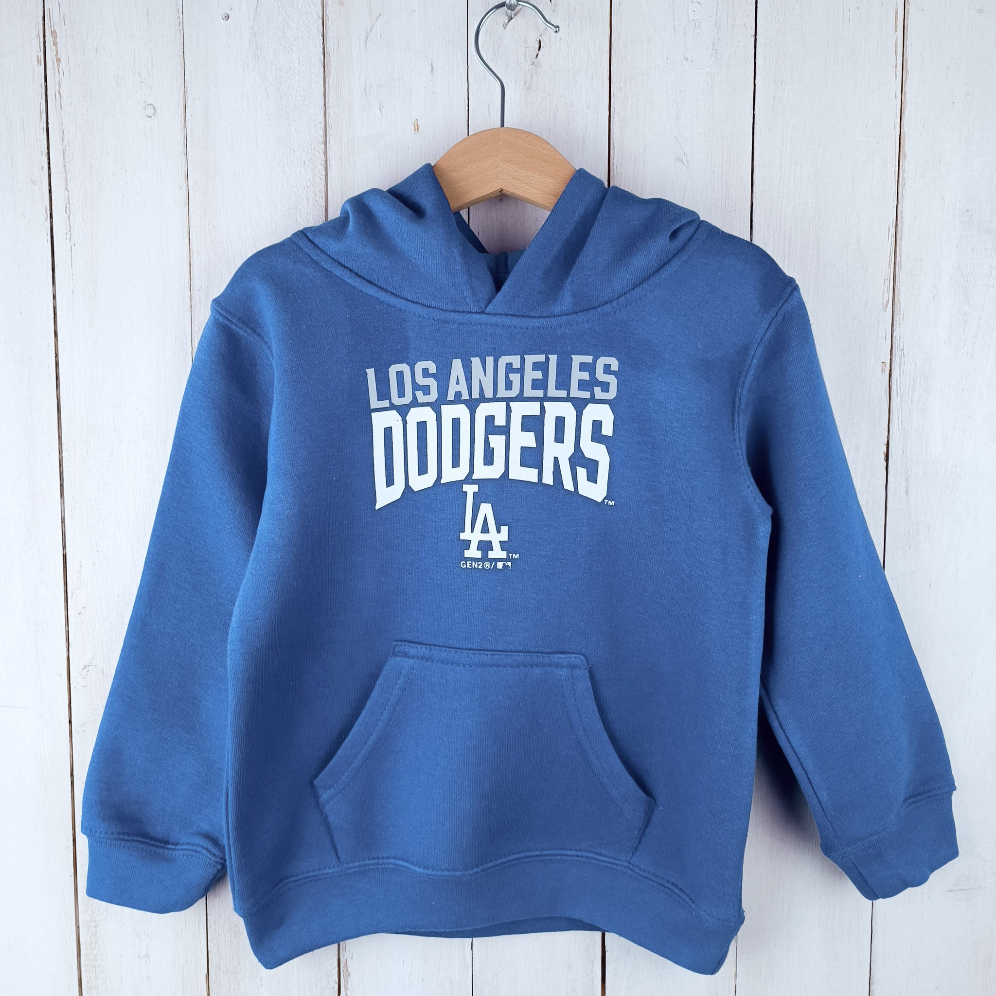 NUEVO Polerón LOS ÁNGELES DODGERS Talla 4 Azul