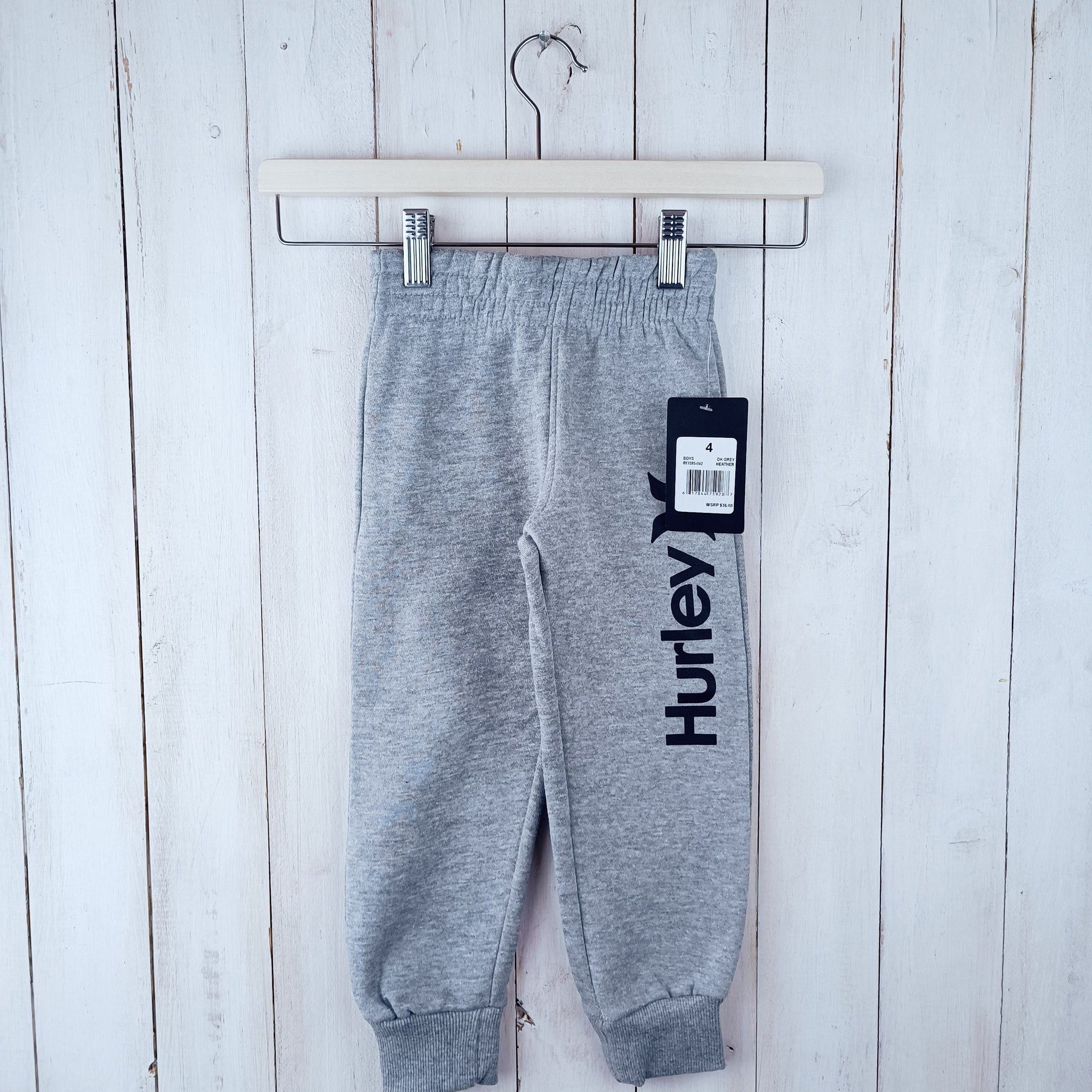 NUEVO Buzo Hurley Talla 4 Gris. Franela Interior