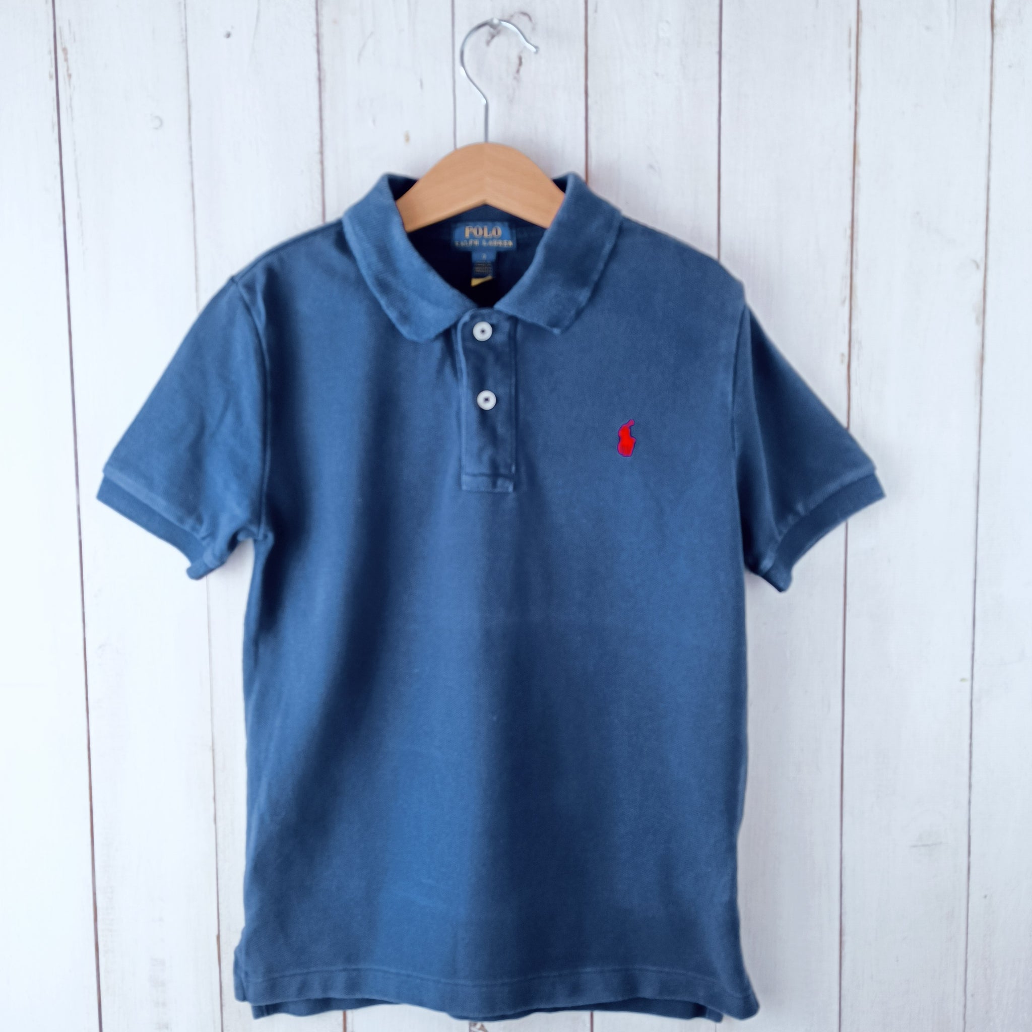 Polera Polo Ralph Lauren Talla 7. Azul Marino