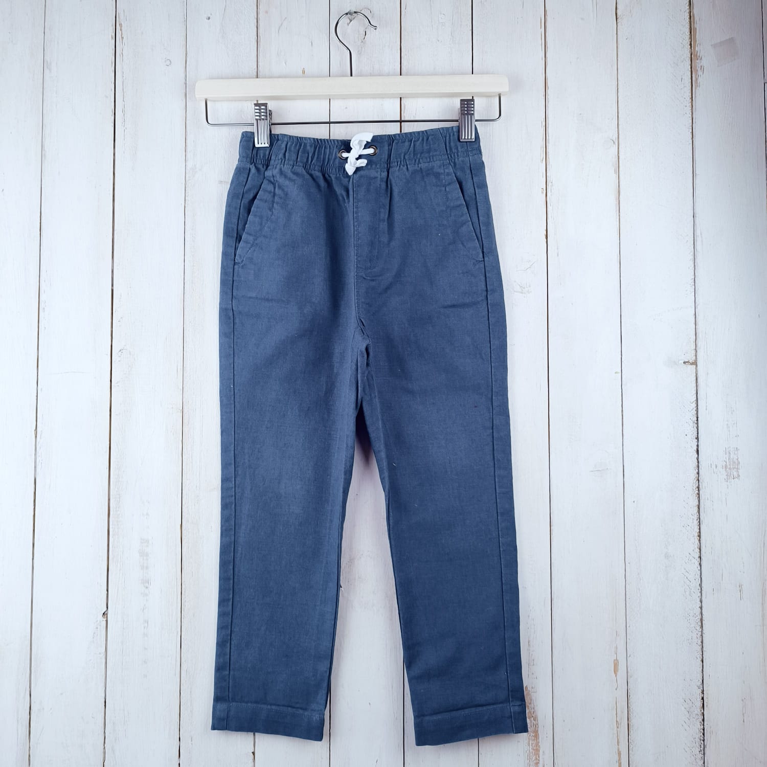 Pantalón Crewcuts Talla 6 Azul. Tipo Lino