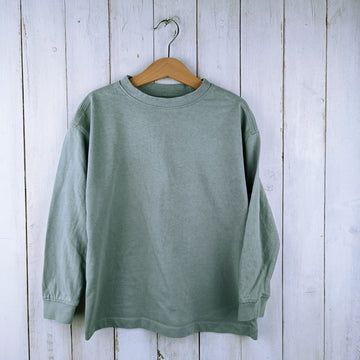 Polera Zara Talla 7 Verde Musgo