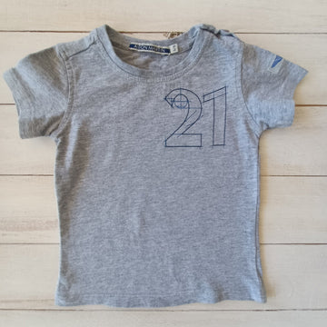 Polera Aston Martin Niño 3-6M Gris