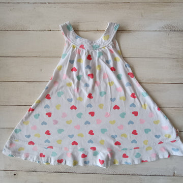 Vestido Harvest T3 Blanco Corazones