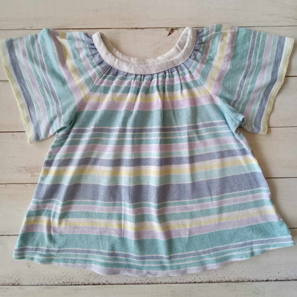 Polera Old Navy Niña T3 Rayada Colores C/M