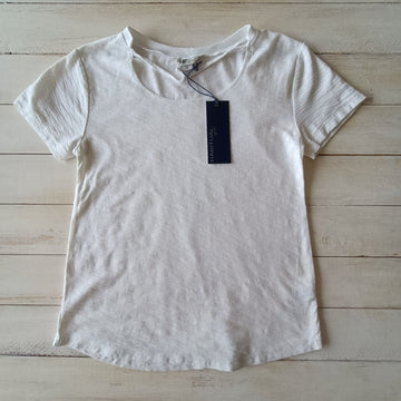 Polera Habitual T12 NUEVA  Blanca M/C