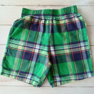 Short Carter´s 24M Cuadrillé Verde Azul