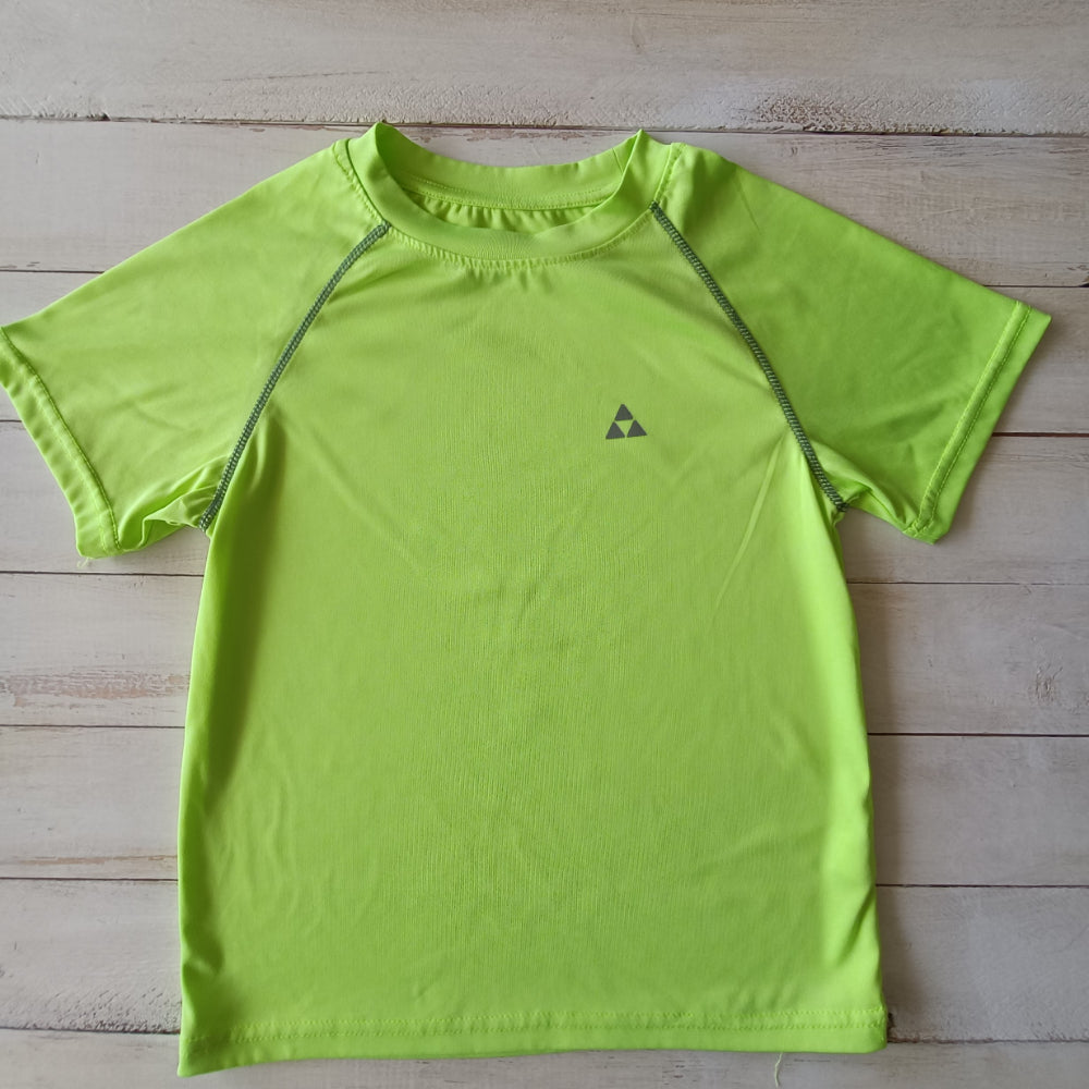 Polera Tribu Amarillo Fluorecente  M/C