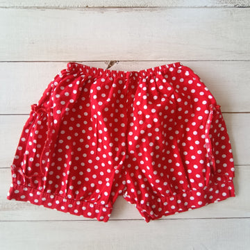 Short  Sin Marca T18M Rojo Lunares Blancos