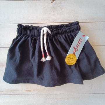 NUEVA Falda Short Cat & Jack Talla 18M. Negra.