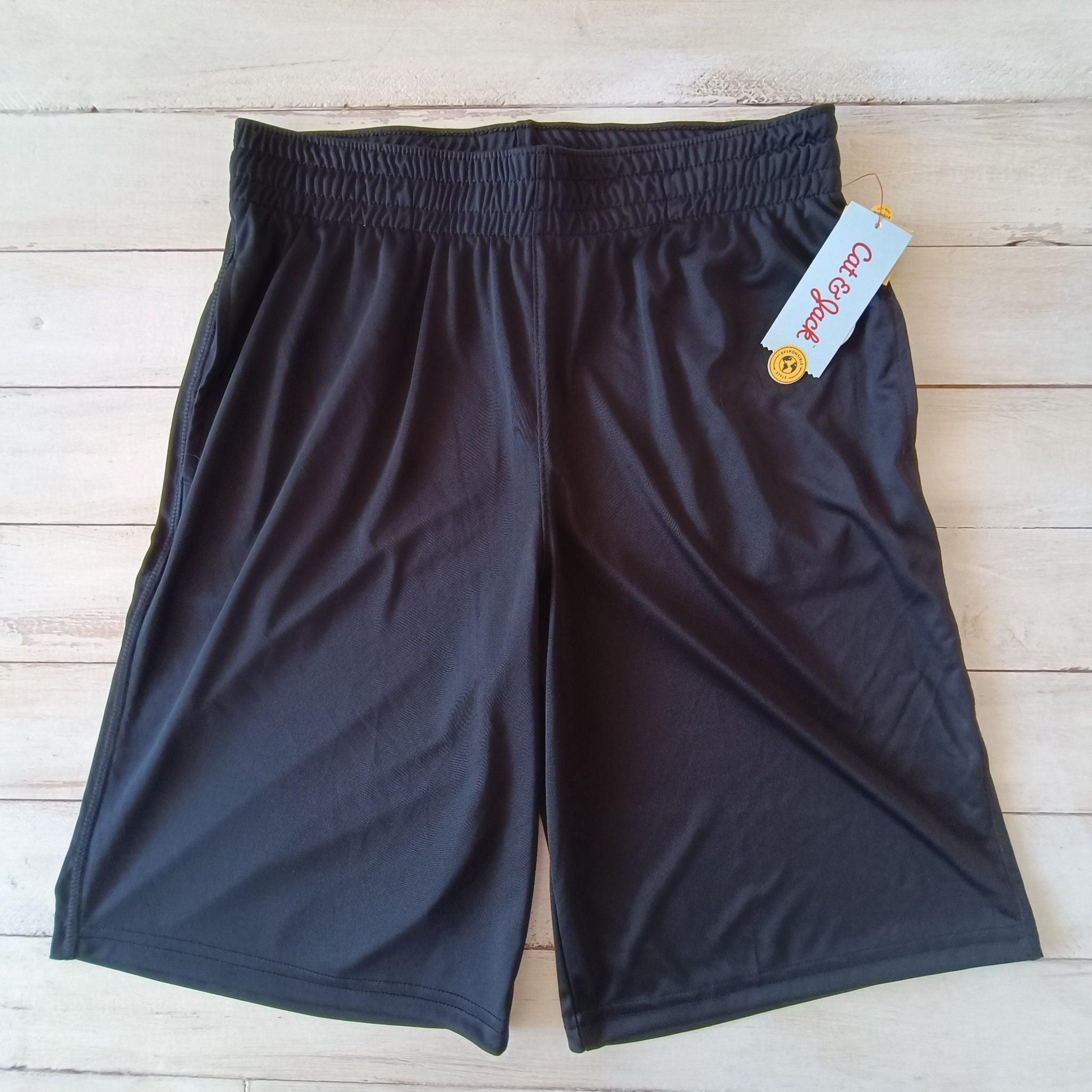 NUEVO Short Deportivo Cat & Jack Talla 16 Negro