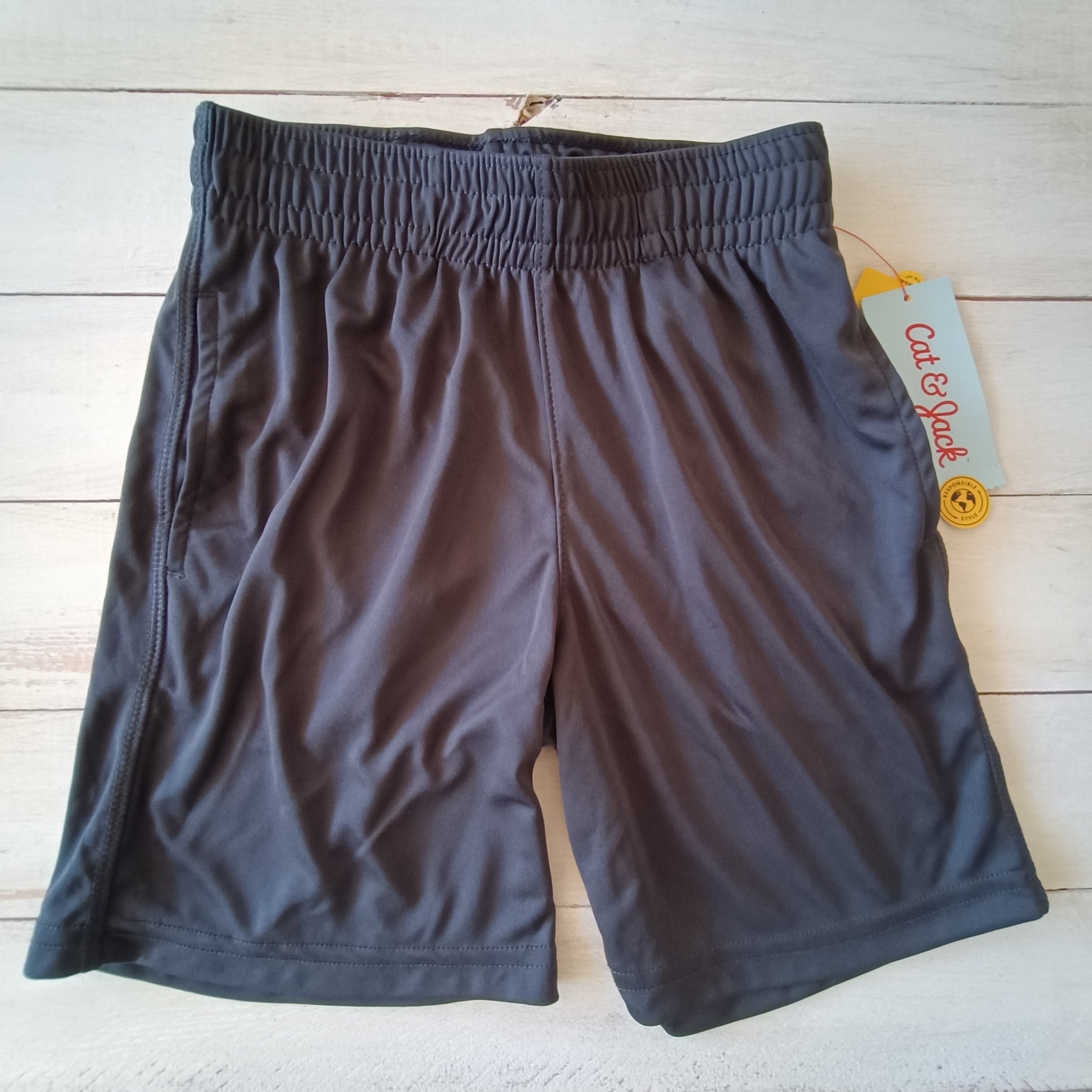 NUEVO Short Deportivo Cat & Jack Talla 8 Gris