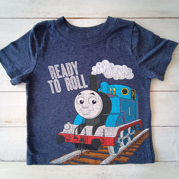 Polera Old Navy Talla 12-18M Azul Marino. Tren.