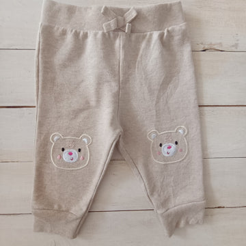 Buzo Garanimals 3-6M Beige, estampado de ositos en rodillas