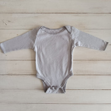 Body Little Bundles 3-6M Rayado gris