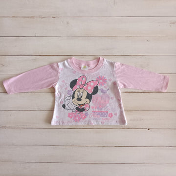 Polera Disney 12-18M Rosado, Minnie