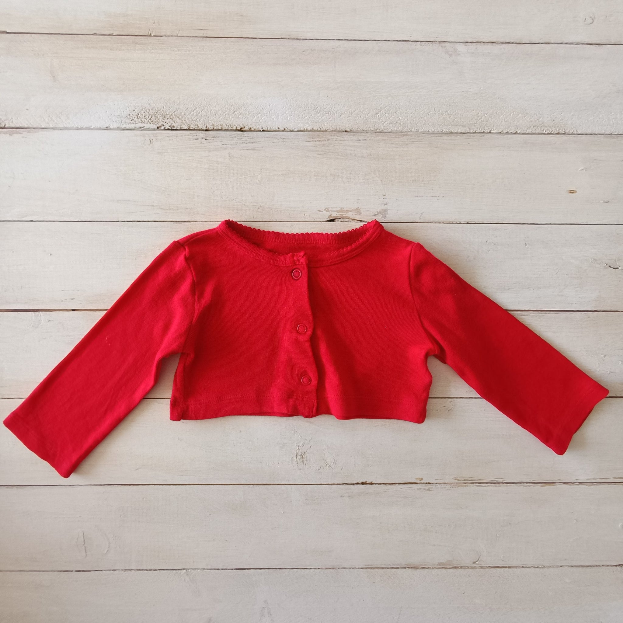 Camiseta corta Carter´s Talla 9 Meses Rojo