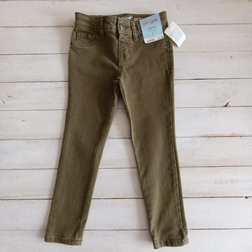 NUEVO Jeans jegging Cat & Jack T5 Verde militar. Elásticado