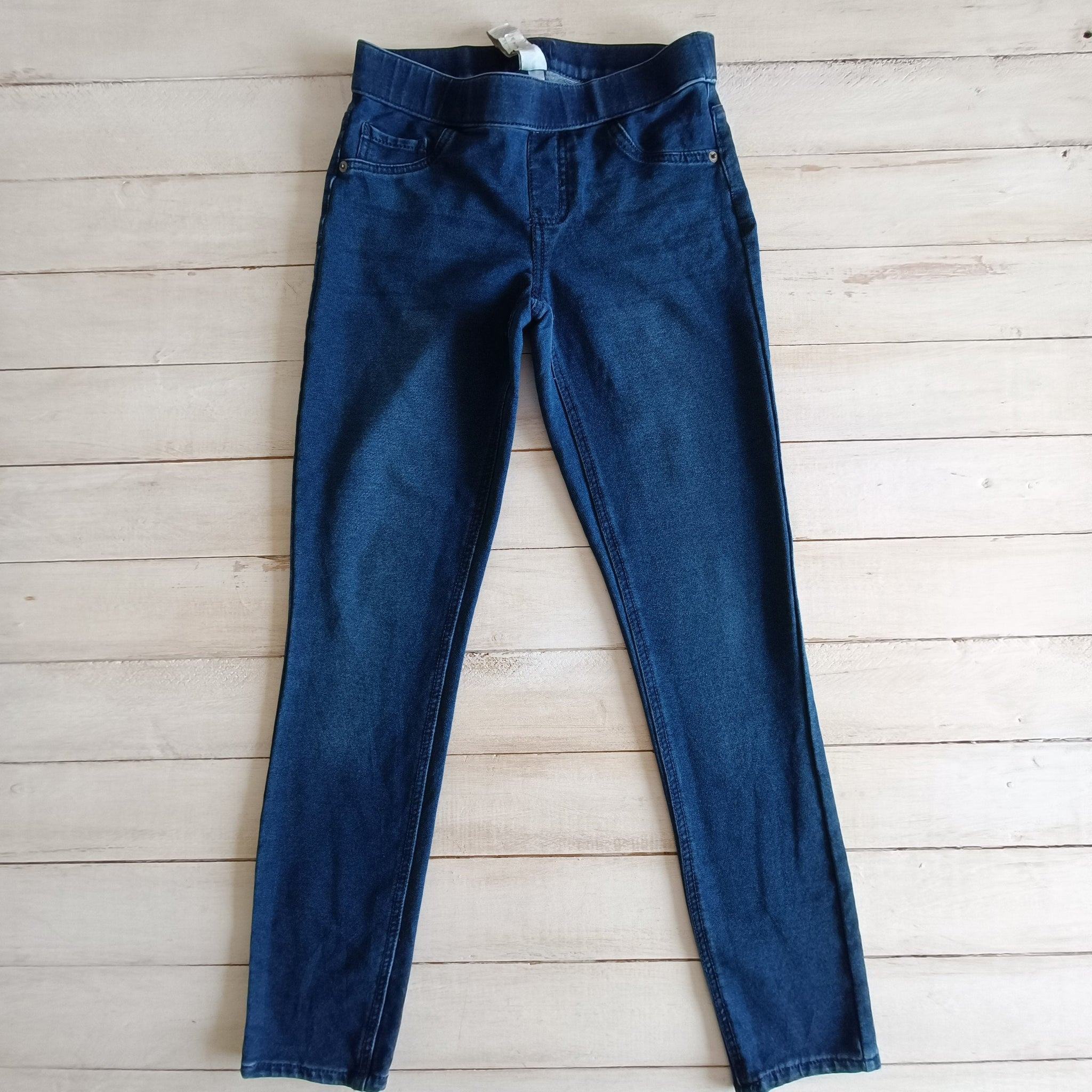 Jeans / Calza T14 Azul bolsillos falsos parte delantera.