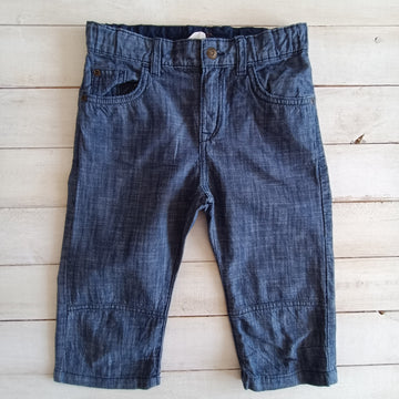 Jeans H&M T7 Cintura ajustable. Modelo pescador