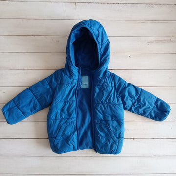 Parka Boulevard 24M Azul, micropolar interior.