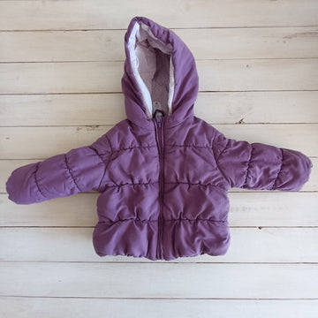 Parka Baby Club 12M Morado, acolchado