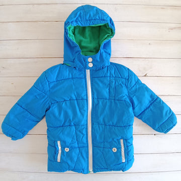 Parka Tom Tailor Talla 2-3 Celeste. Acolchada