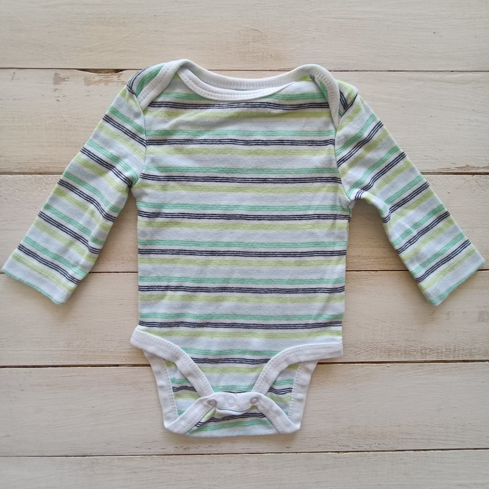 NUEVO Body Circo RN  Blanco líneas colores