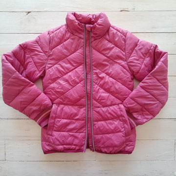 Parka Pocopiano T6/7 Rosada. Acolchada.