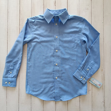 NUEVA Camisa Cat & Jack Talla 8 Celeste