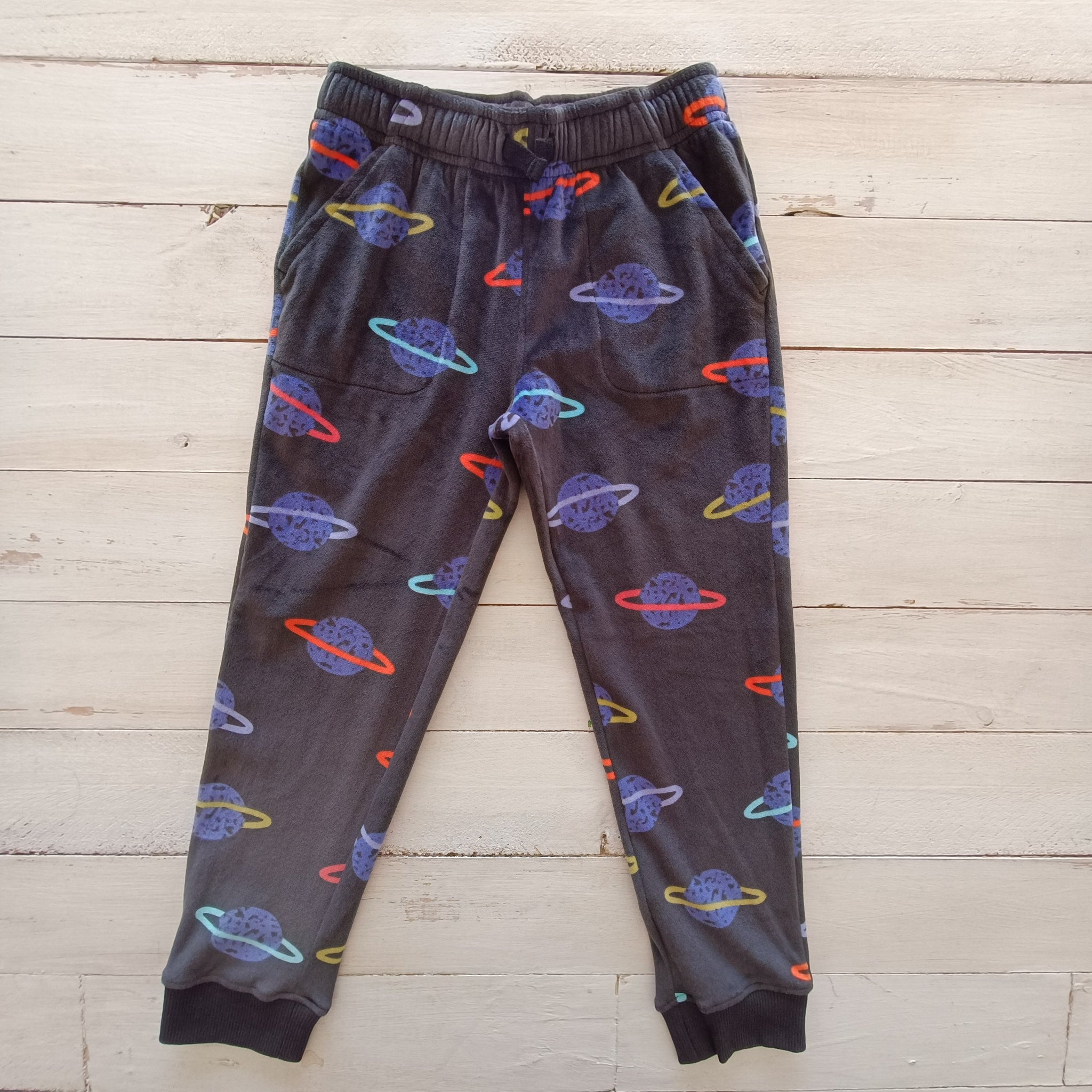 Buzo Cat & Jack Talla 5 Gris Planetas. Tela tipo Plush
