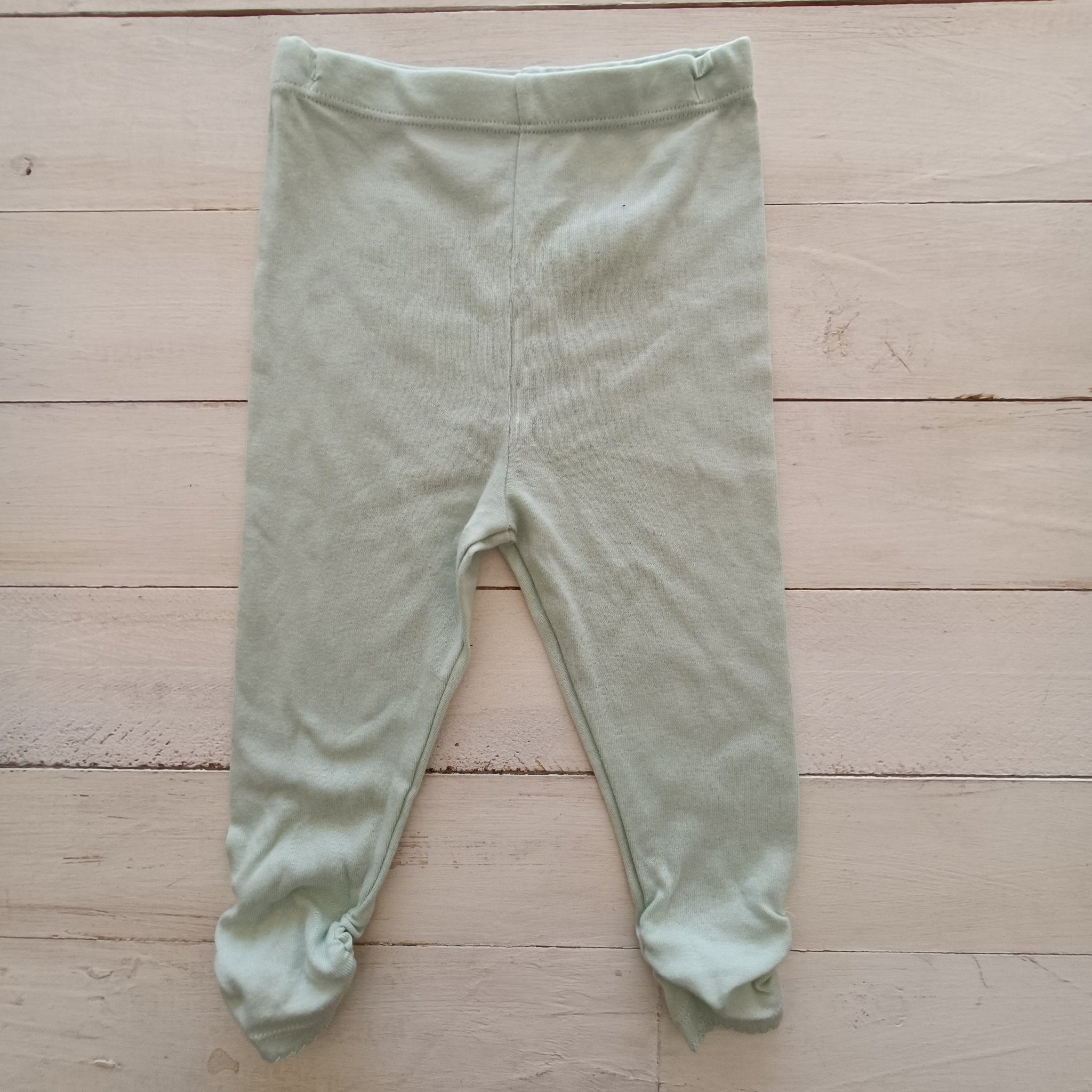 NUEVO Calza Cloud Island Talla 12M Verde Agua