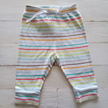 Buzo Gap 3-6M Blanco con lineas de colores