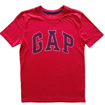 NUEVA Polera Gap T12 Roja. Letras azules