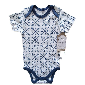 NUEVO Body Honest 6-9M Blanco. Veleta.