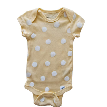 NUEVO Body Gerber Talla 0-3M Amarillo con lunares