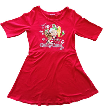 NUEVO Vestido Nickelodeon Talla 7-8 Rojo